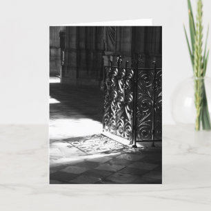 In the Way (B&W) Card