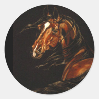 In The Wind Classic Round Sticker