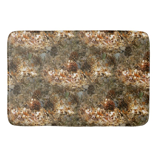 In the woods..... bath mat (Front)