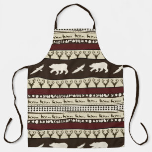 In the woods camping apron