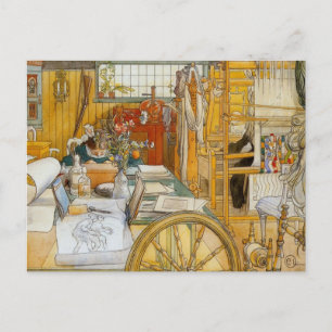 In the Workshop with Mum Postcard