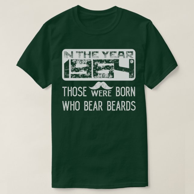In the year 964 those were born who bear beards T-Shirt (Design Front)