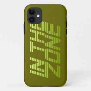 IN THE ZONE custom iPhone case
