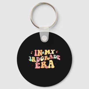 In Third Grade Era Retro Back To School Teacher Key Ring