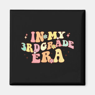 In Third Grade Era Retro Back To School Teacher Magnet