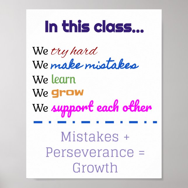 In This Class... Poster (Front)