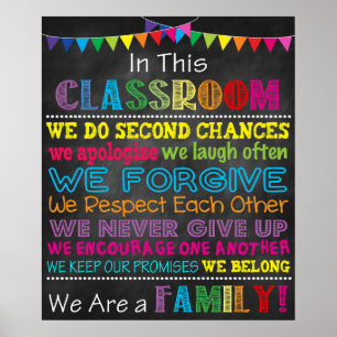 In This Classroom Printable Poster