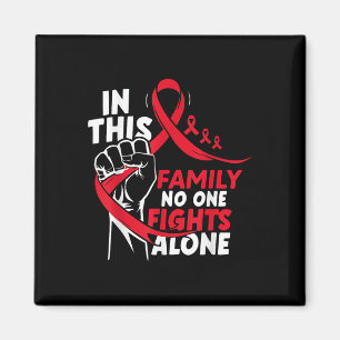 In This Family Fight Alone Heart Disease Awareness Magnet