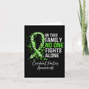 In This Family Fights Alone Shirt Cerebral Palsy  Card