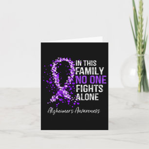 In This Family Fights Alone Shirt Heimers Ribbon  Card