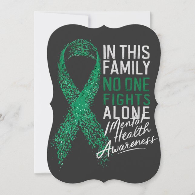  In This Family No One Fights Alone Mental Health  (Front)