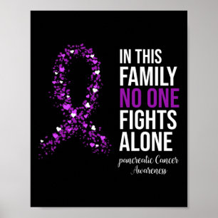 In This Family No One Fights Alone Pancreatic Canc Poster