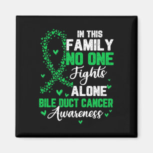 In This Family Nobody Fight Alone Bile Duct Cancer Magnet