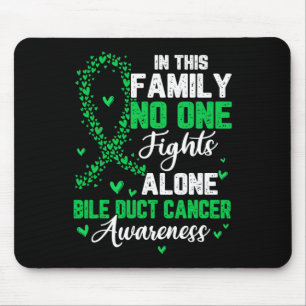 In This Family Nobody Fight Alone Bile Duct Cancer Mouse Pad