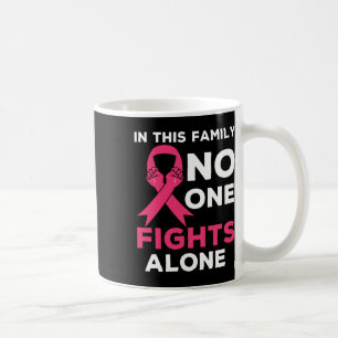 In This Family Nobody Fight Alone Breast Cancer Aw Coffee Mug
