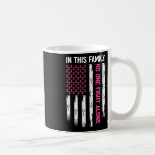 In This Family Nobody Fight Alone Breast Cancer Aw Coffee Mug