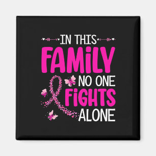 In This Family Nobody Fight Alone Breast Cancer Aw Magnet