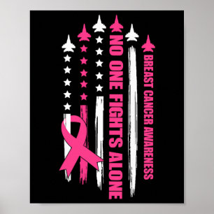 In This Family Nobody Fight Alone Breast Cancer Aw Poster