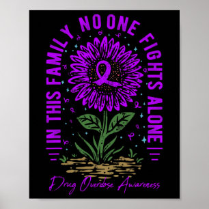 In This Family Nobody Fight Alone Drug Overdose Aw Poster