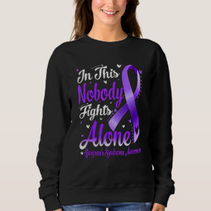 In This Family Nobody Fight Alone Sjorgren's Syndr Sweatshirt