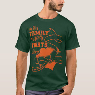 In This Family Nobody Fights Alone, ADHD Awareness T-Shirt