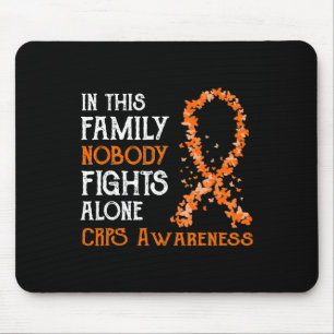 In This Family Nobody Fights Alone Crps Mouse Pad