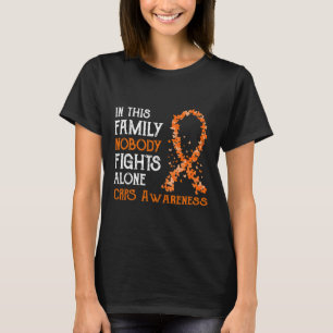 In This Family Nobody Fights Alone Crps  T-Shirt
