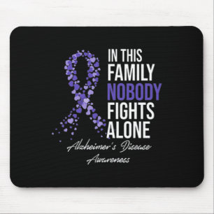 In This Family Nobody Fights Alone Heimerheimer Br Mouse Pad