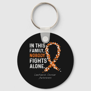 In This Family Nobody Fights Alone Leukaemia Cance Key Ring