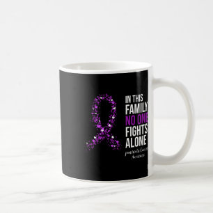 In This Family Nobody Fights Alone Pancreatic Canc Coffee Mug