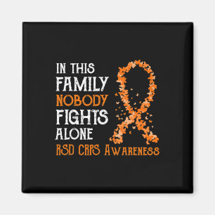 In This Family Nobody Fights Alone RSD CRPS Magnet