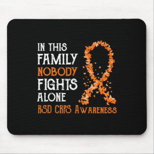 In This Family Nobody Fights Alone Rsd Crps Mouse Pad