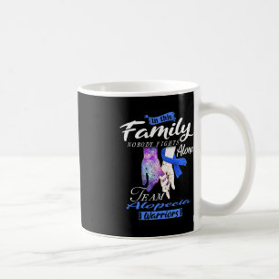 In This Family Nobody Fights Alone Team Alopecia W Coffee Mug