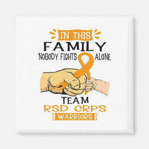 In This Family Nobody Fights Alone Team Rsd Crps W Magnet
