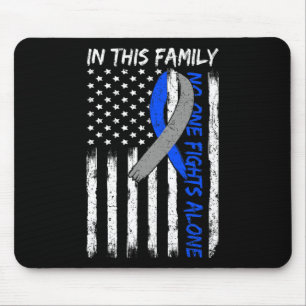 In This Family Nobody Fights Diabetes Alone Usa Fl Mouse Pad