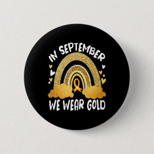 In This Family We All Fight Childhood Cancer Survi 6 Cm Round Badge