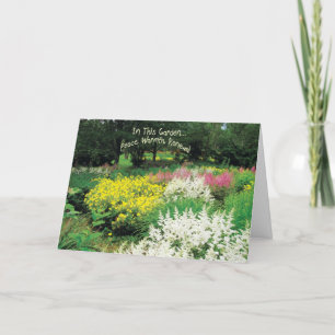 In This Garden-Thinking of You Card