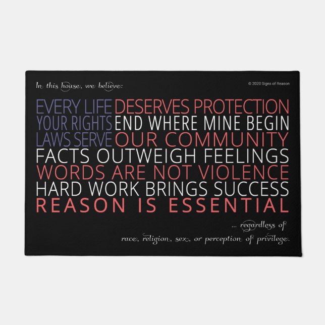 In This House Doormat (Front)