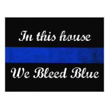 In this house We Bleed Blue