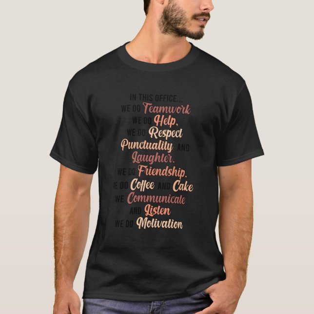 In This Office Admin Assistant Administrative Assi T-Shirt (Front)