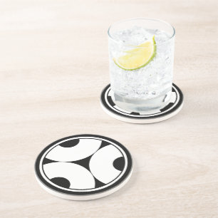 In thread wheel three dividing bull's eyes coaster