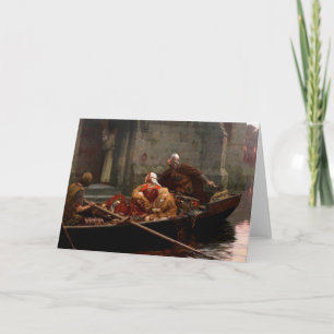 In Time of Peril, c. 1897 by Edmund Leighton Card