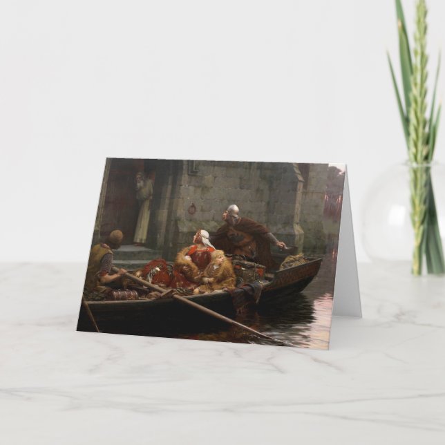 In Time of Peril, c. 1897 by Edmund Leighton Card (Front)