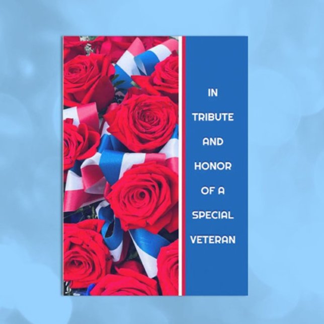 In Tribute of a Veteran Appreciation Card (Creator Uploaded)