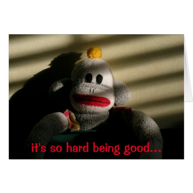 In Trouble Monkey Blank (Front Horizontal)