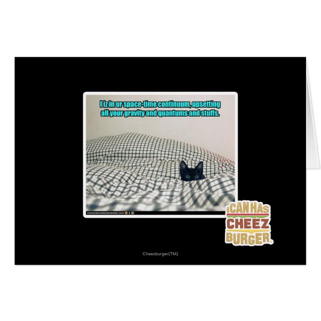 In ur Space Time Continuum (Front Horizontal)