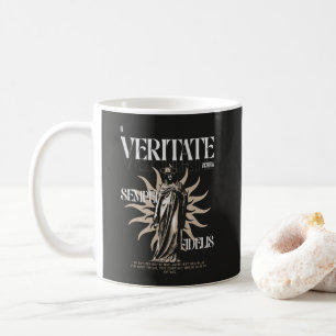 In Veritate Victoria - In Truth, Victory Brutalist Coffee Mug