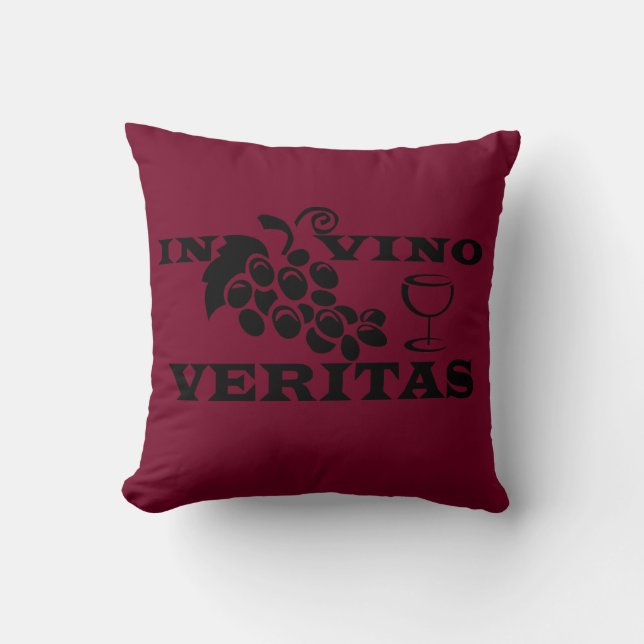 In vino veritas cushion (Front)
