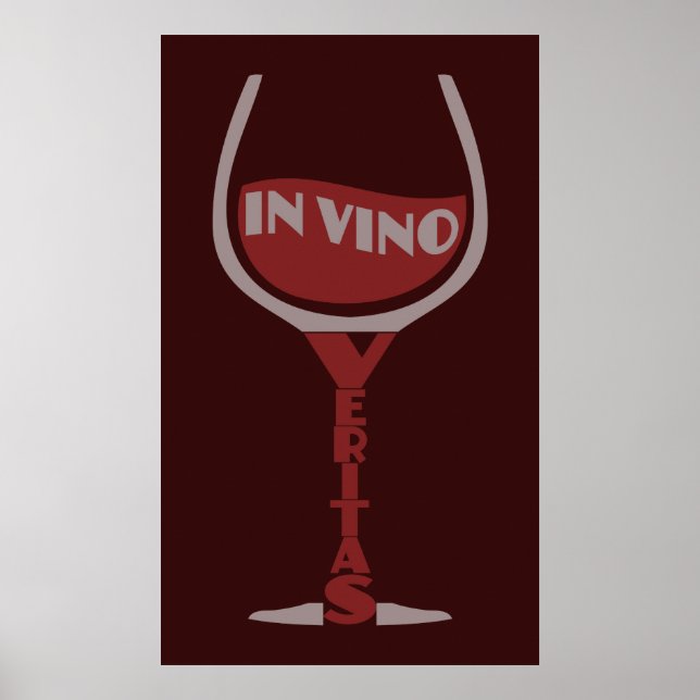 In Vino Veritas custom poster (Front)