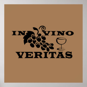 in vino veritas poster
